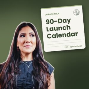 90-Day Launch Calendar, a template from Arilda Surridge